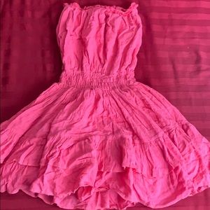 Fun summery tube top dress